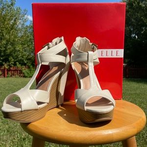 ELLE elbrie wedges